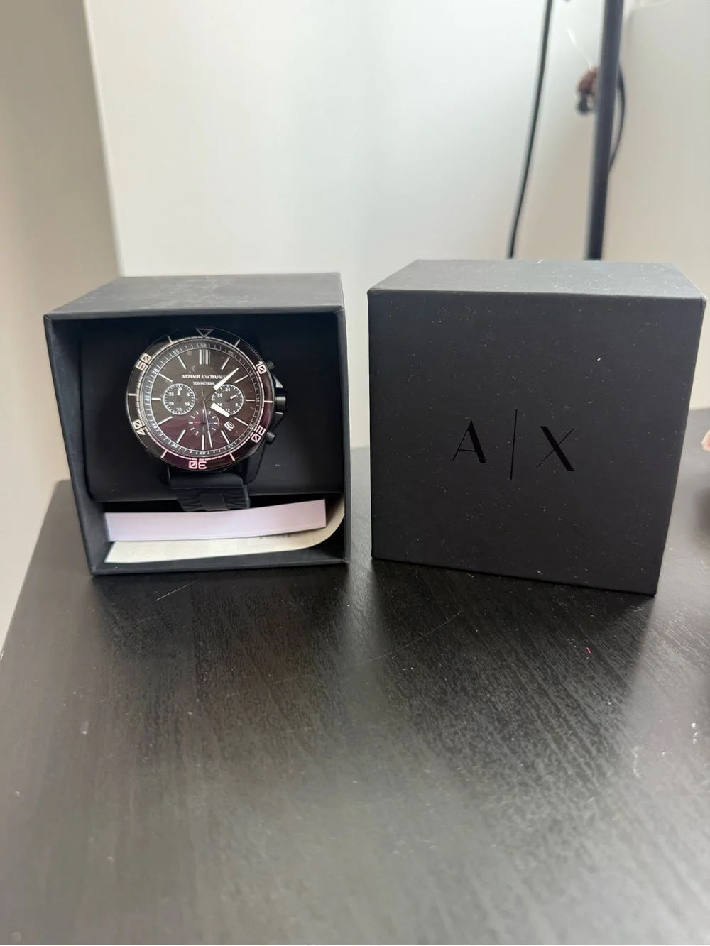 Armani Exchange Spencer Black Chronograph Men's Watch